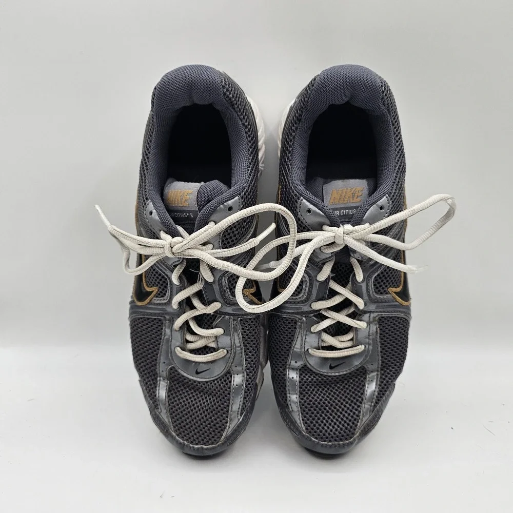 Nike Air Shoes‎ Mens Size 8 Gray Mesh Low Top Running Sneakers 408109-001